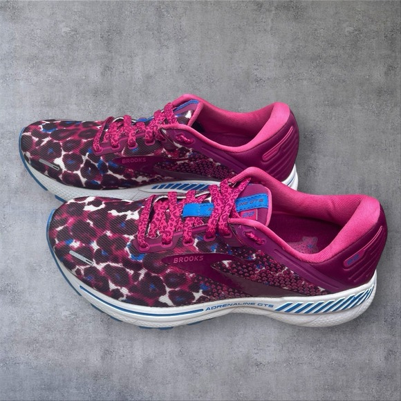 Brooks Adrenaline GTS 22 Womens Running Shoes Womens 8.5 Paint Smash Excellent - Picture 3 of 8